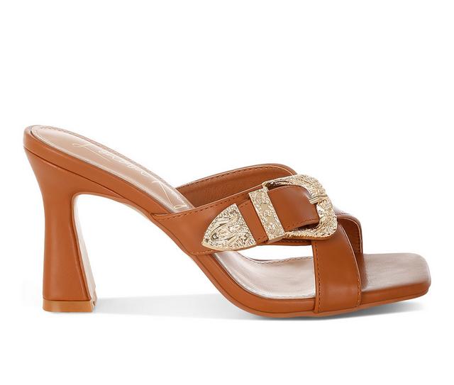 Women's London Rag Mohaya Dress Sandals in Tan color