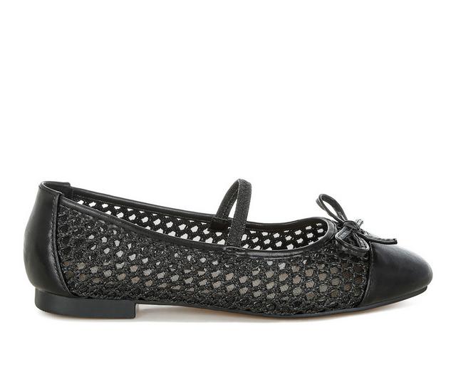 Women's London Rag Omela Flats in Black color