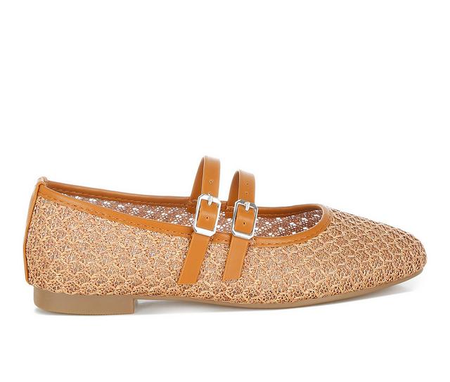 Women's London Rag Warena Flats in Tan color