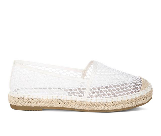 Women's London Rag Manara Flats in White color