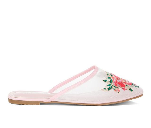 Women's London Rag Shara Mules in Pink color