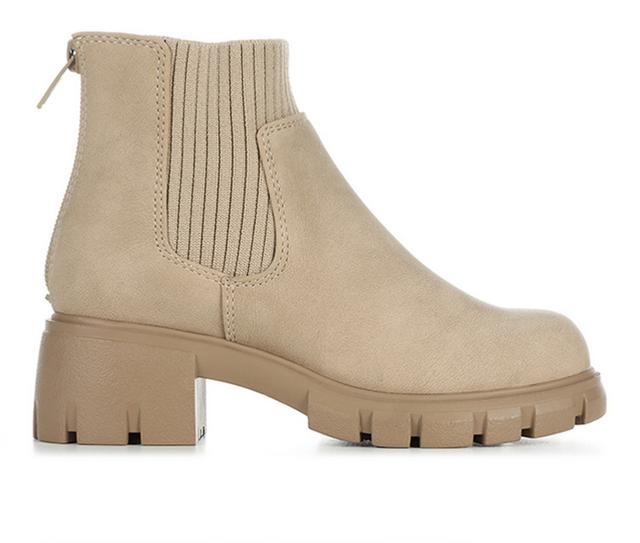 Girls' Soda Girls' Must-2 Chelsea Boots in Beige color