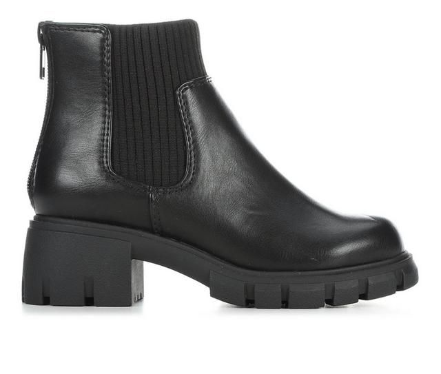 Girls' Soda Girls' Must-2 Chelsea Boots in Black color