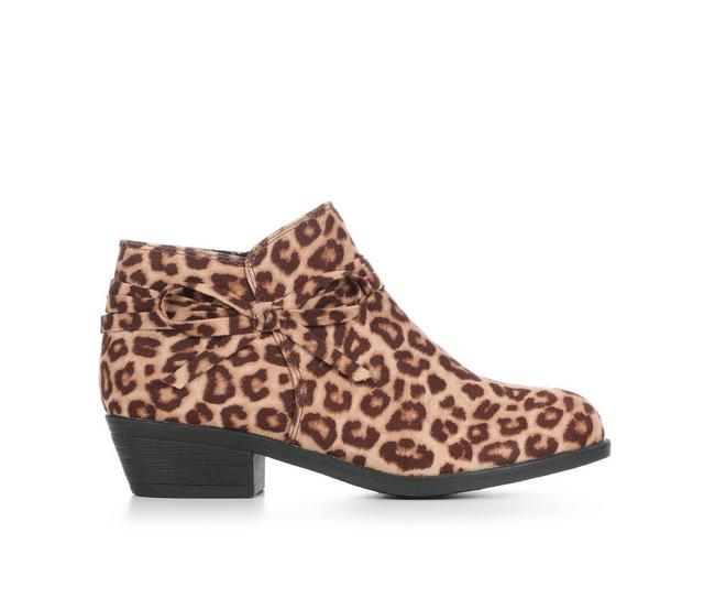 Girls' Soda Toddler & Little Kid Dance-2 Boots in Oatmeal Cheetah color