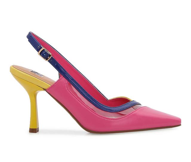 Ninety Union Lora Pumps in Fuchsia color