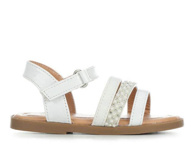 Laura Ashley Infant Olivia 5-10 Sandals in White color