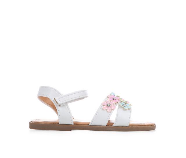 Girls' Laura Ashley Toddler Harper Sandals in White Multi color