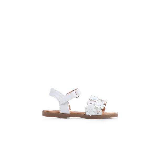 Girls' Laura Ashley Toddler Everly Sandals in White color