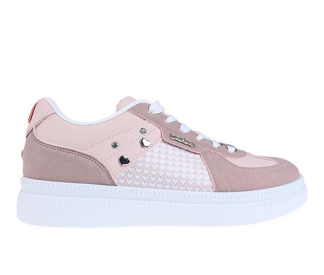 Women's Bebe Addy Sneakers in Blush color