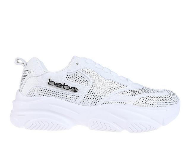 Women's Bebe Aimee Sneakers in White color
