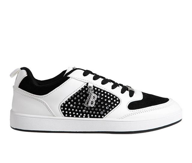Women's Bebe Emma Sneakers in White/Black color