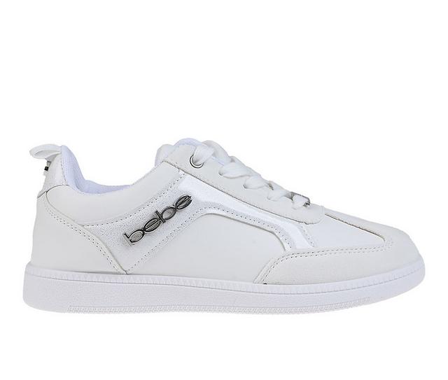 Women's Bebe Kay Sneakers in Silver color