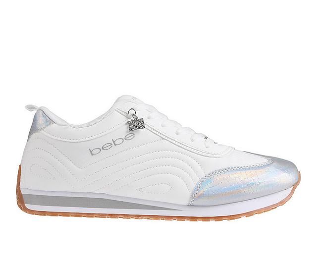 Women's Bebe Melanie Sneakers in White color