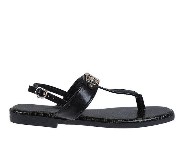 Women's Bebe Amanda Sandals in Black color