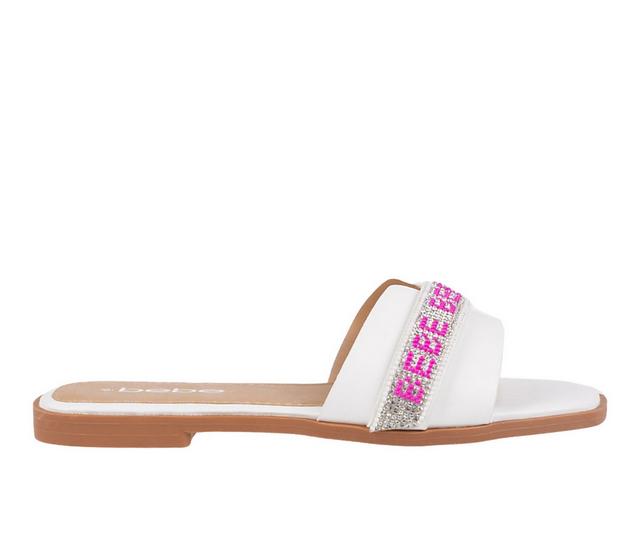 Women's Bebe Amara Sandals in White color