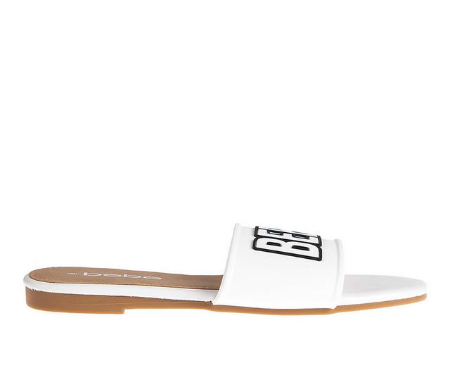 Women's Bebe Bailey Sandals in White color