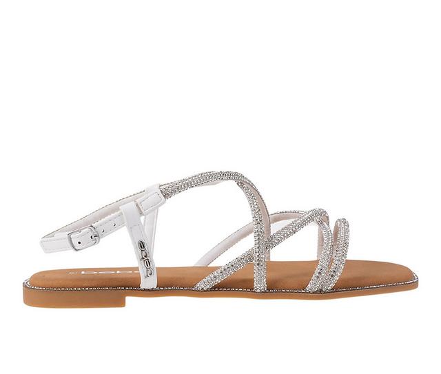 Women's Bebe Colleen Sandals in White color