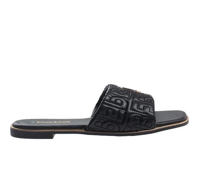Women's Bebe Felicity Sandals in Black color