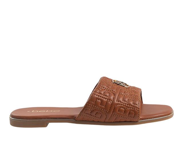 Women's Bebe Felicity Sandals in Cognac color