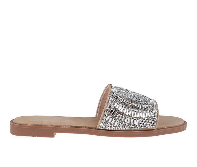 Women's Bebe Giselle Sandals in Silver color