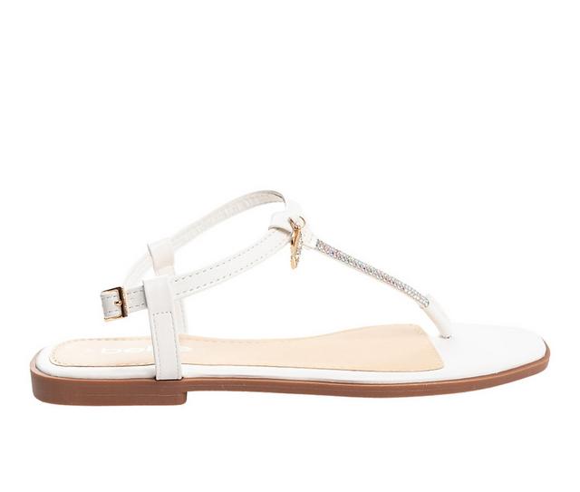 Women's Bebe Ivy Sandals in White color