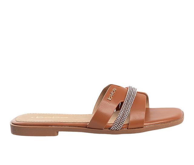 Women's Bebe Venus Sandals in Cognac color