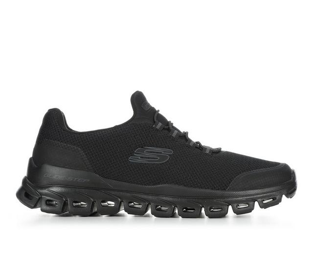 Men's Skechers 233016 Glide-Step Sneakers in Black/Black color
