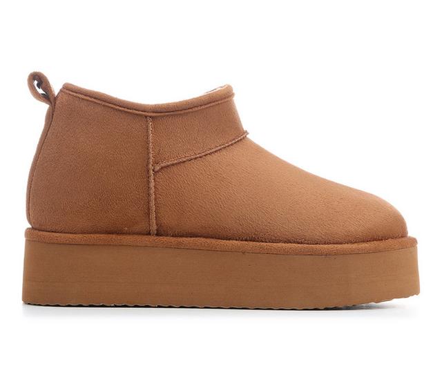 Women's Madden Girl Banks Boots in Chestnut Fab color