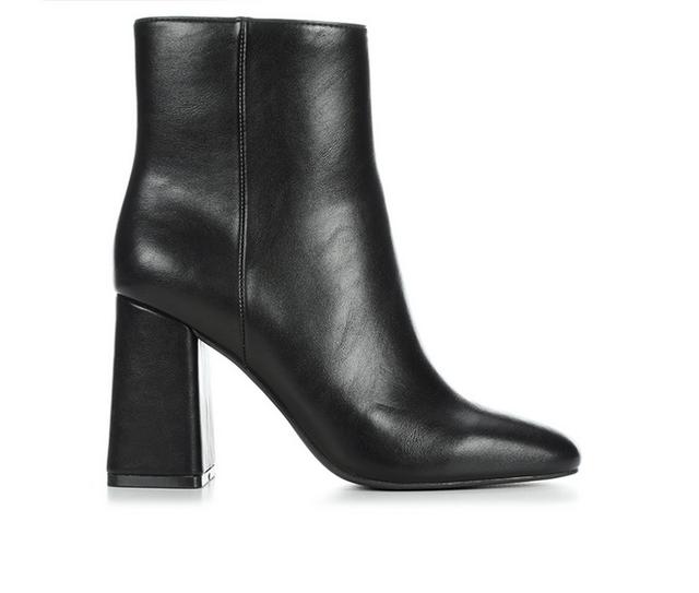 Women's Madden Girl Kasey Booties in Black Paris color