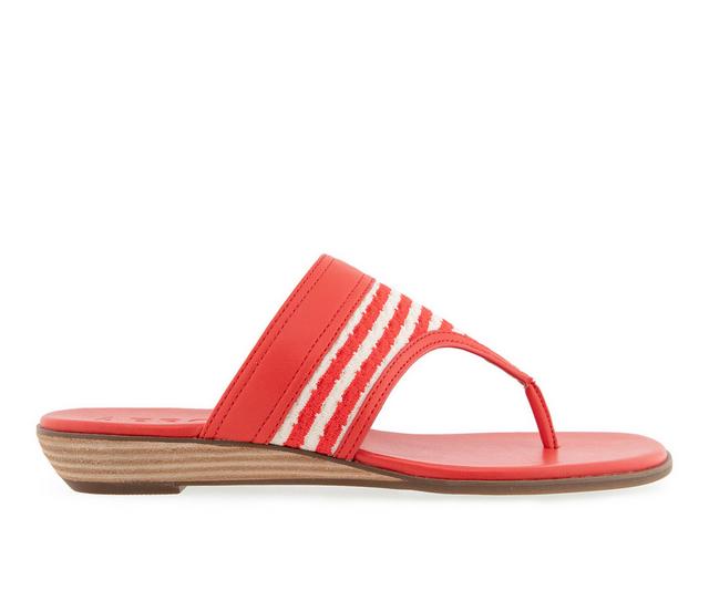 Aerosoles Gesa Flip-Flops in Eggnog/Red color