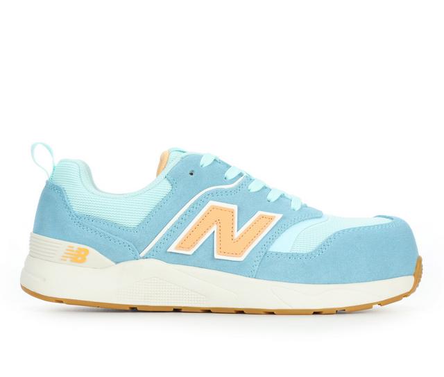 Women's New Balance Work N1 Elite Lite CT Work Shoes in Milky Blue color