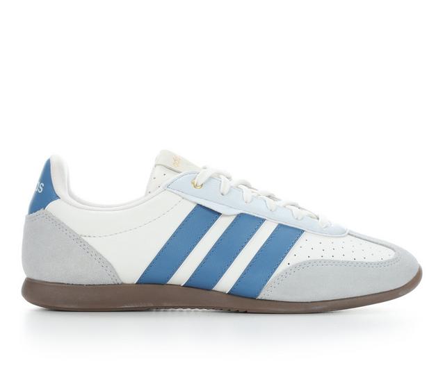 Women's Adidas Barreda Lo Sneakers in White/Blue color