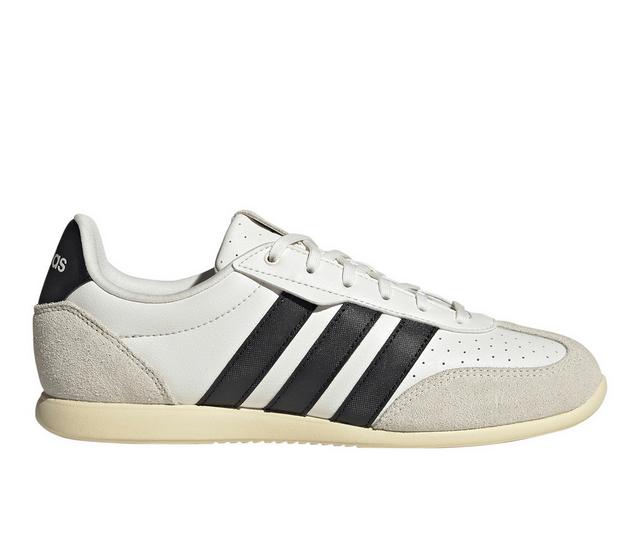 Women's Adidas Barreda Lo Sneakers in White/Black/Gum color