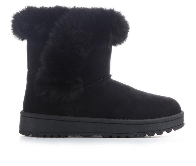 Girls' White Mountain Little Kid & Big Kid Incher Boots in Black color
