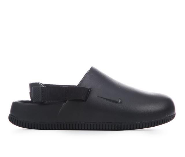 Women's Nike Calm Mule Sport Slides in Black color