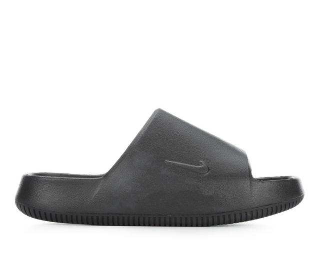Women's Nike Women's Calm Slide 2.0 Sport Slides in Black/Black color