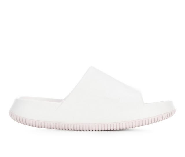 Women's Nike Women's Calm Slide 2.0 Sport Slides in Pearl Pink color