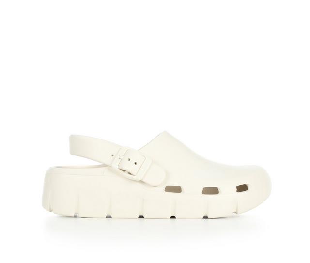 Girls' Birkenstock Little Kid Birki Flow in Eggshell color