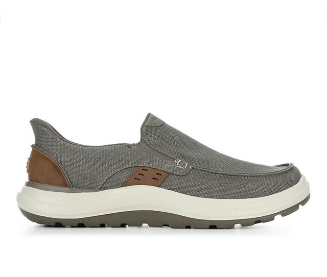 Men's Skechers 205739 Murdock Casual Shoes in Olive color