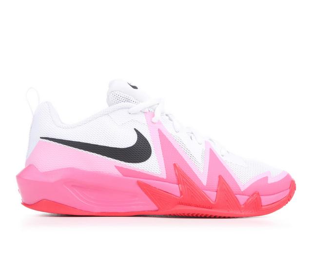 Kids' Nike Big Kid Dynamite Basketball Shoes in Wht/Pinksicle color