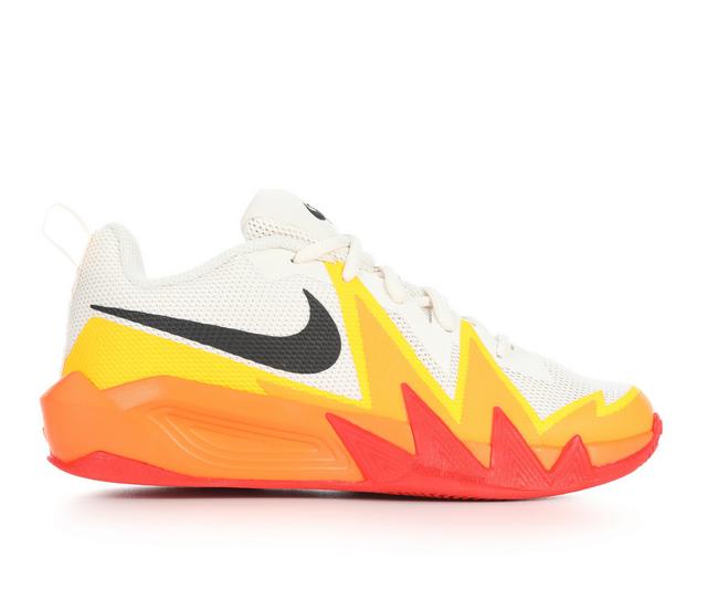 Kids' Nike Big Kid Dynamite Basketball Shoes in Chlk/Picant/Org color