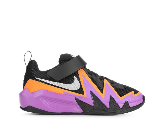 Boys' Nike Little Kid & Big Kid Dynamite Sneakers in Blk/Mltc/Violet color