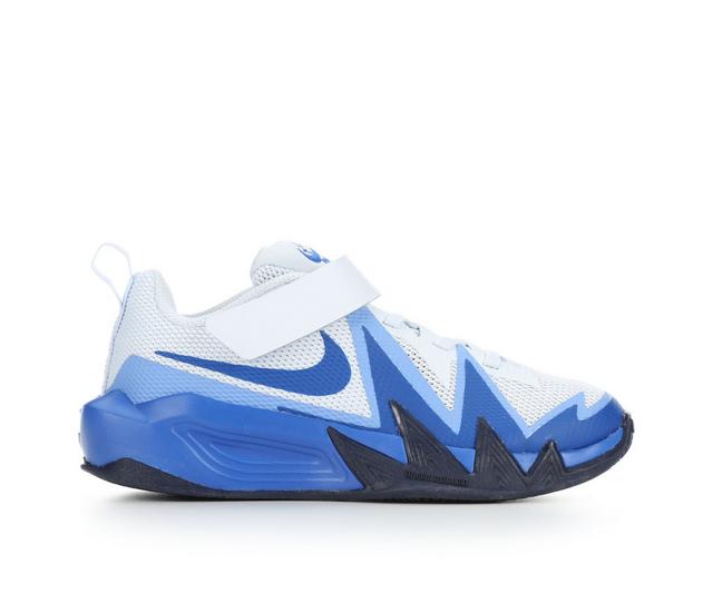 Boys' Nike Little Kid & Big Kid Dynamite Sneakers in Gry/Royal/Nvy color