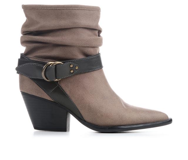 Women's Shu Shop Whitney Booties in Taupe Suede color
