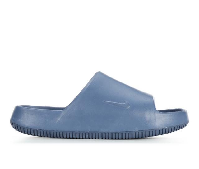 Men's Nike Calm Slide 2.0 Sport Slides in Diffused Blue color
