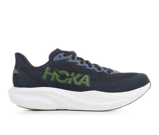 Men's Hoka Mach 7 Running Shoes in Navy color