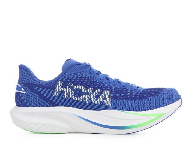 Men's Hoka Mach 7 Running Shoes in Cobalt color