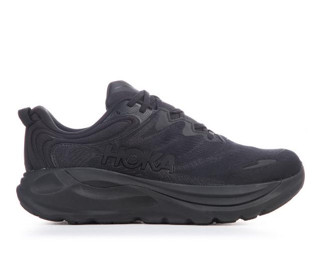 Men's Hoka Gaviota 6 Running Shoes in Black/Black color