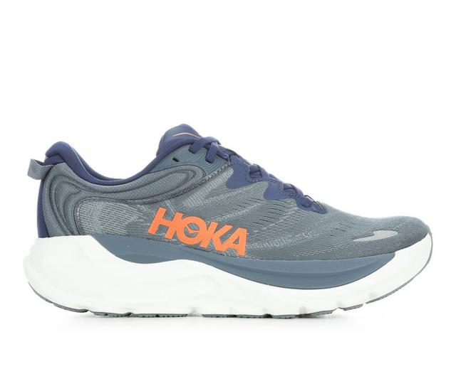 Men's Hoka Gaviota 6 Running Shoes in Midnight Blue color