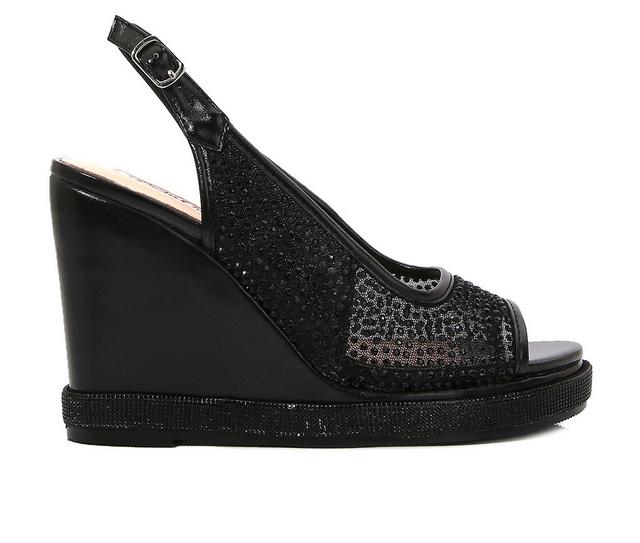 Women's Lady Couture Belair Wedges in Black color